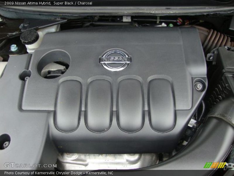 Super Black / Charcoal 2009 Nissan Altima Hybrid