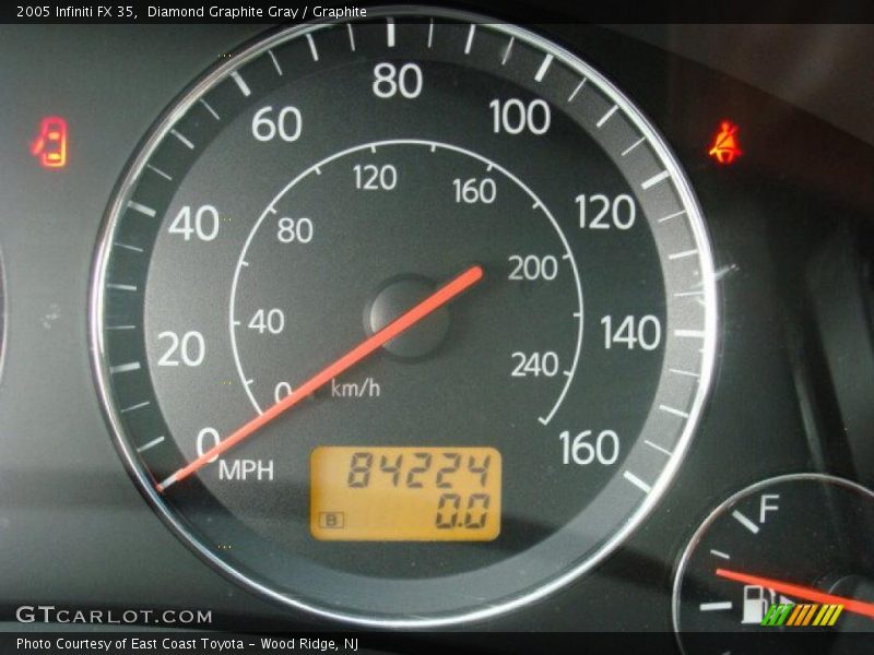 Diamond Graphite Gray / Graphite 2005 Infiniti FX 35