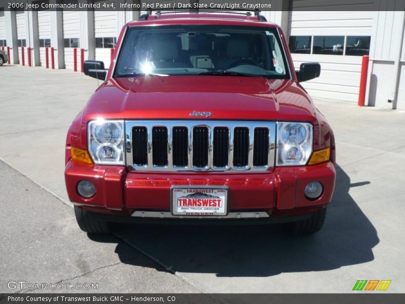 Inferno Red Pearl / Dark Slate Gray/Light Graystone 2006 Jeep Commander Limited 4x4