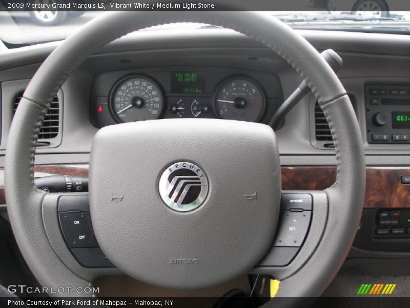Vibrant White / Medium Light Stone 2009 Mercury Grand Marquis LS