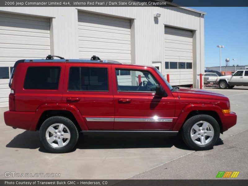 Inferno Red Pearl / Dark Slate Gray/Light Graystone 2006 Jeep Commander Limited 4x4