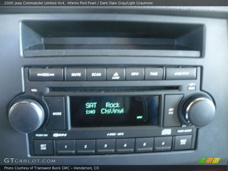 Inferno Red Pearl / Dark Slate Gray/Light Graystone 2006 Jeep Commander Limited 4x4