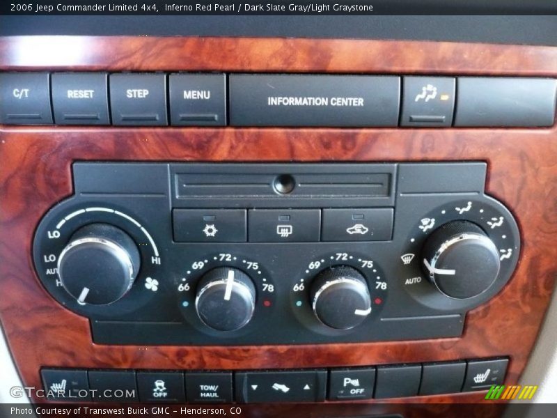 Inferno Red Pearl / Dark Slate Gray/Light Graystone 2006 Jeep Commander Limited 4x4