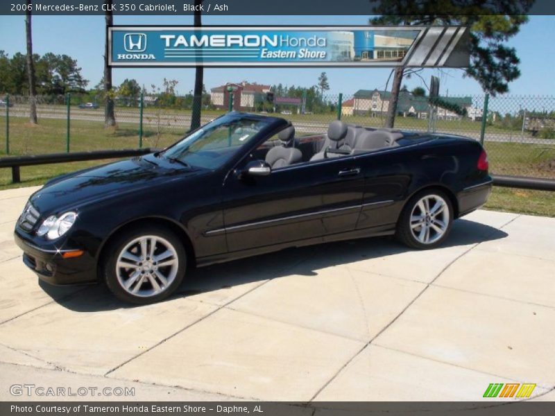 Black / Ash 2006 Mercedes-Benz CLK 350 Cabriolet