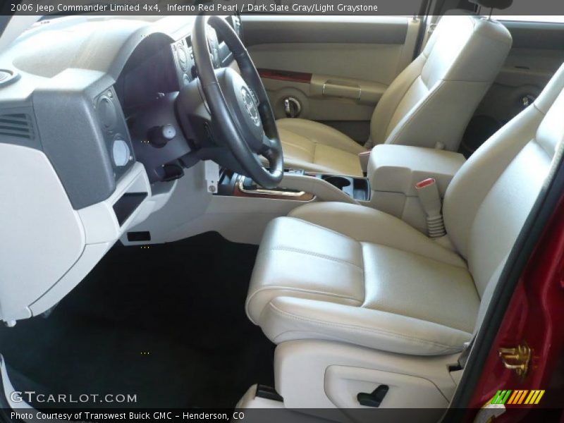 Inferno Red Pearl / Dark Slate Gray/Light Graystone 2006 Jeep Commander Limited 4x4