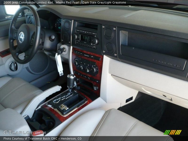 Inferno Red Pearl / Dark Slate Gray/Light Graystone 2006 Jeep Commander Limited 4x4