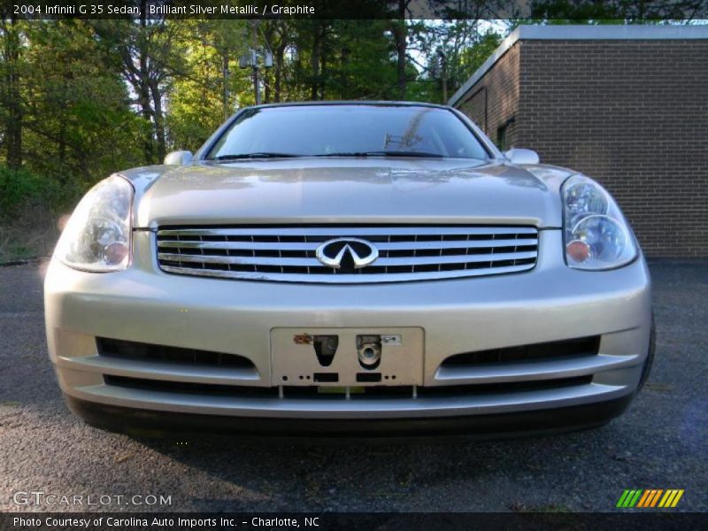 Brilliant Silver Metallic / Graphite 2004 Infiniti G 35 Sedan