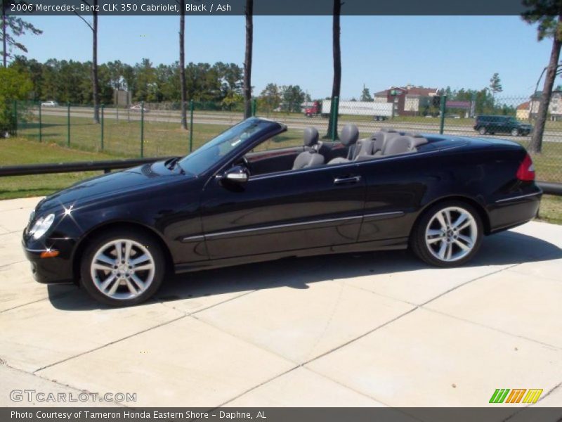 Black / Ash 2006 Mercedes-Benz CLK 350 Cabriolet
