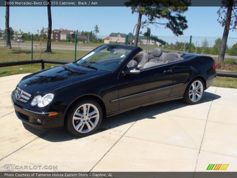 Black / Ash 2006 Mercedes-Benz CLK 350 Cabriolet
