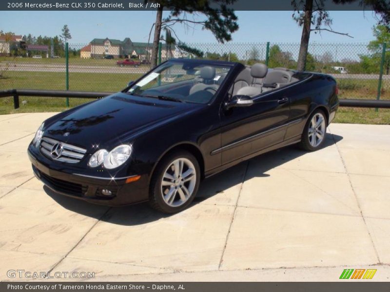 Black / Ash 2006 Mercedes-Benz CLK 350 Cabriolet