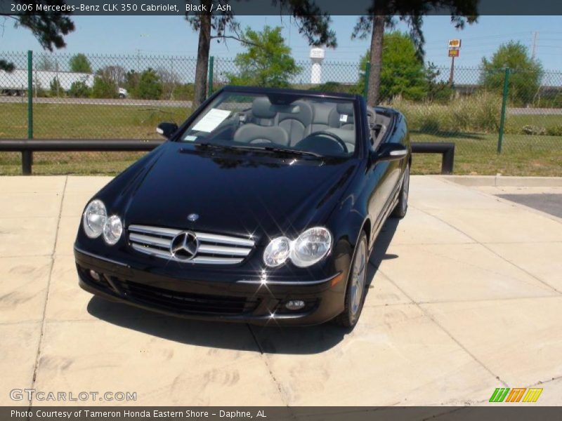Black / Ash 2006 Mercedes-Benz CLK 350 Cabriolet