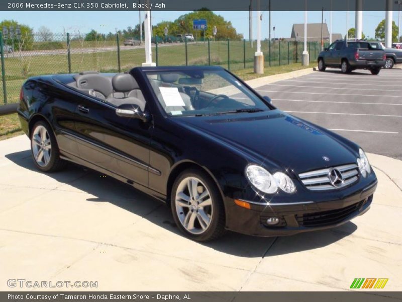 Black / Ash 2006 Mercedes-Benz CLK 350 Cabriolet