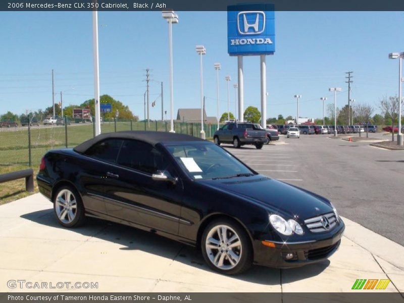 Black / Ash 2006 Mercedes-Benz CLK 350 Cabriolet