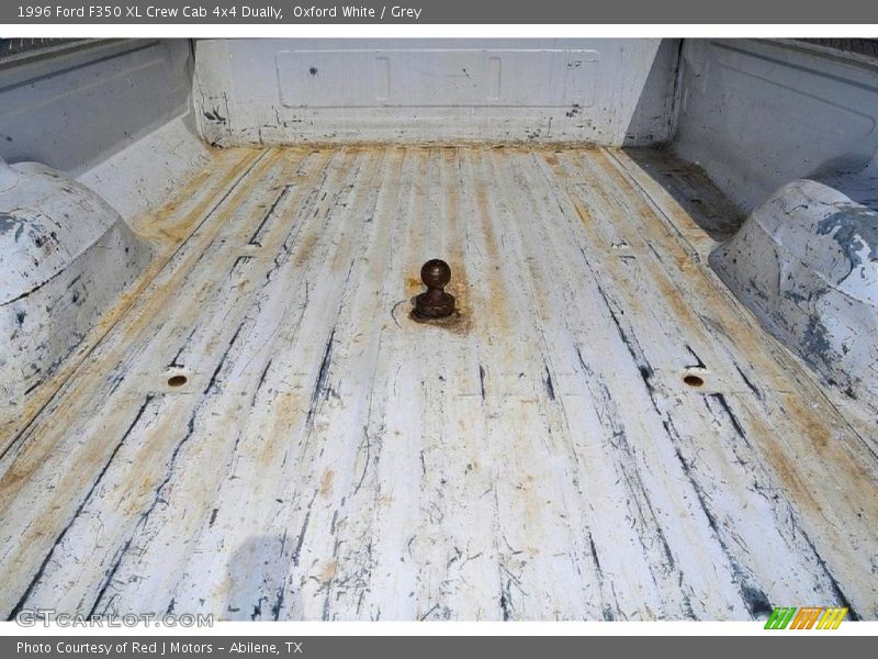 Oxford White / Grey 1996 Ford F350 XL Crew Cab 4x4 Dually