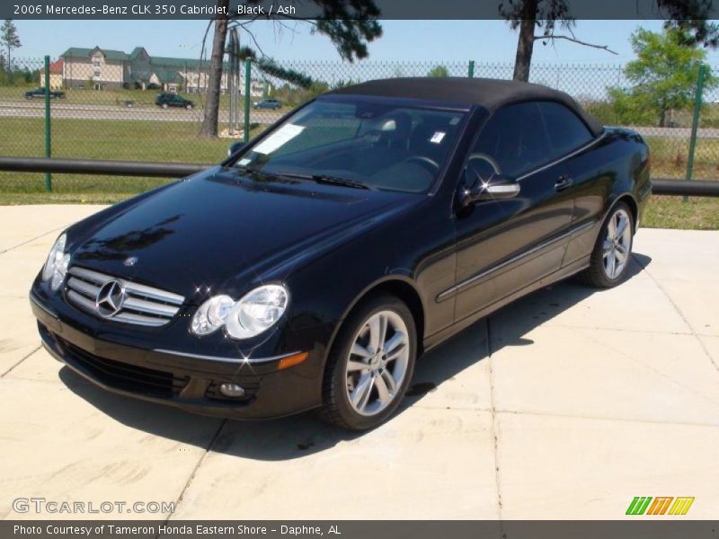 Black / Ash 2006 Mercedes-Benz CLK 350 Cabriolet