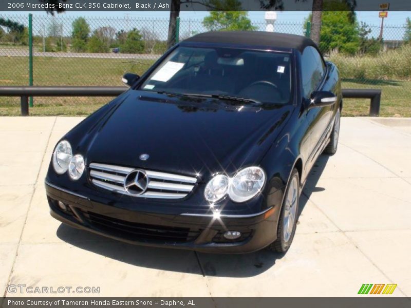 Black / Ash 2006 Mercedes-Benz CLK 350 Cabriolet
