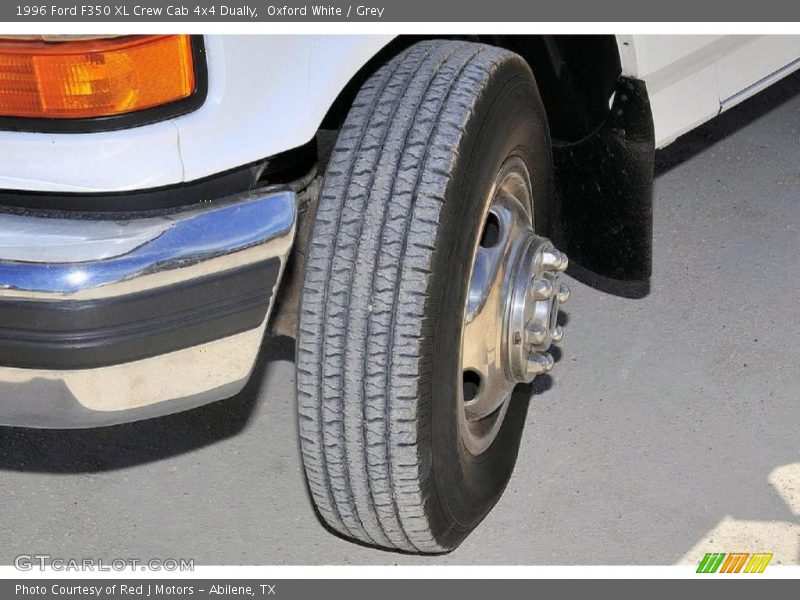 Oxford White / Grey 1996 Ford F350 XL Crew Cab 4x4 Dually