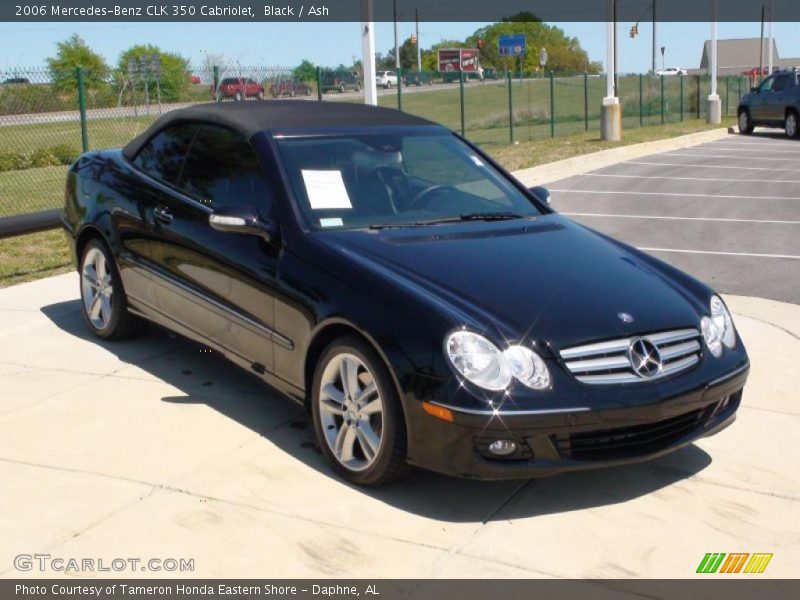 Black / Ash 2006 Mercedes-Benz CLK 350 Cabriolet
