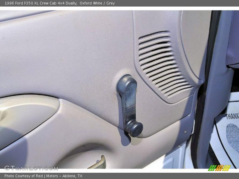 Oxford White / Grey 1996 Ford F350 XL Crew Cab 4x4 Dually