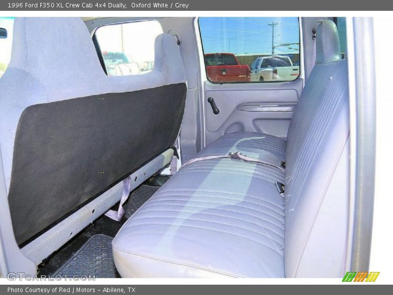 Oxford White / Grey 1996 Ford F350 XL Crew Cab 4x4 Dually