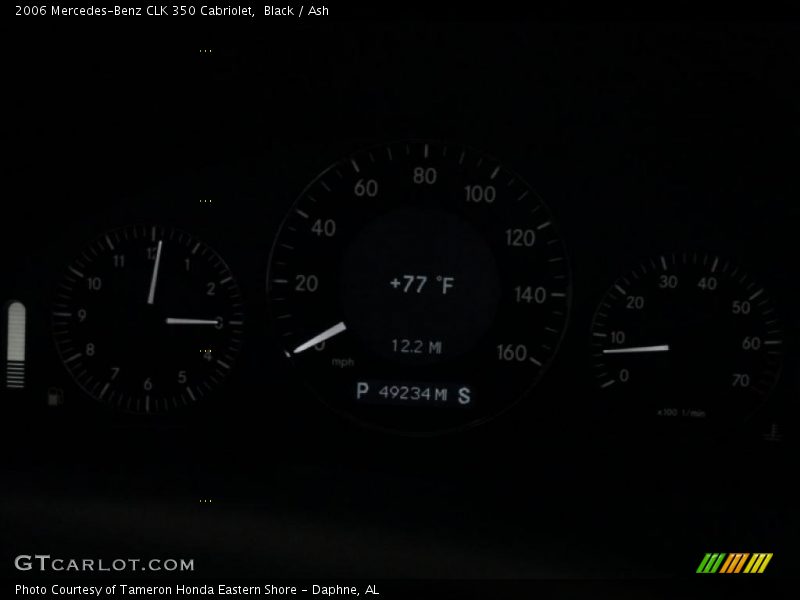 Black / Ash 2006 Mercedes-Benz CLK 350 Cabriolet