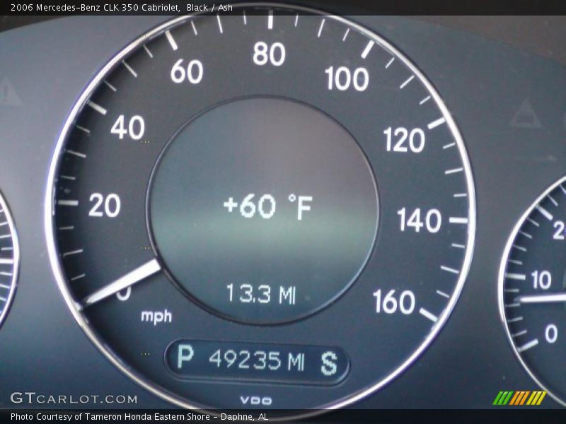 Black / Ash 2006 Mercedes-Benz CLK 350 Cabriolet