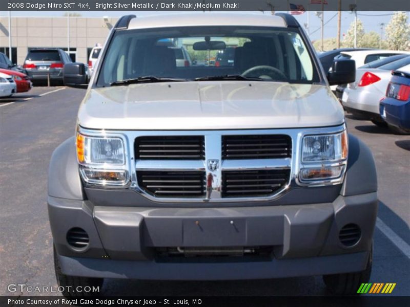 Bright Silver Metallic / Dark Khaki/Medium Khaki 2008 Dodge Nitro SXT 4x4