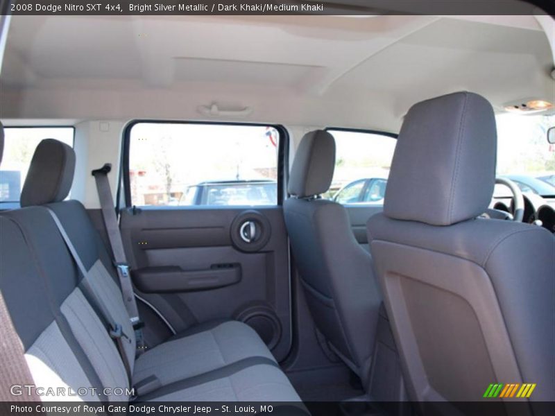Bright Silver Metallic / Dark Khaki/Medium Khaki 2008 Dodge Nitro SXT 4x4