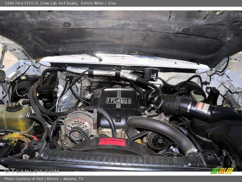 Oxford White / Grey 1996 Ford F350 XL Crew Cab 4x4 Dually