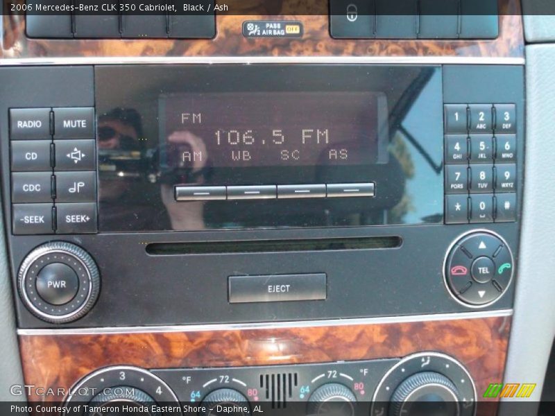 Black / Ash 2006 Mercedes-Benz CLK 350 Cabriolet