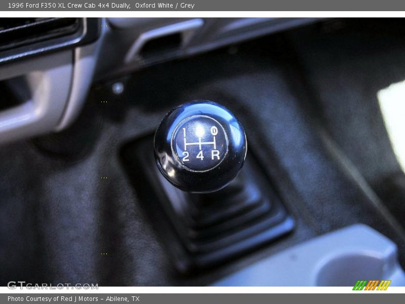 Oxford White / Grey 1996 Ford F350 XL Crew Cab 4x4 Dually