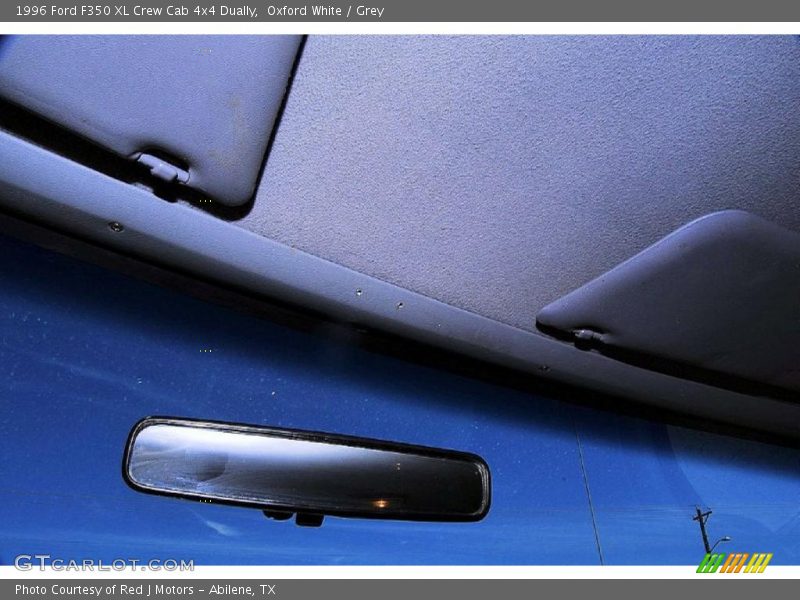 Oxford White / Grey 1996 Ford F350 XL Crew Cab 4x4 Dually