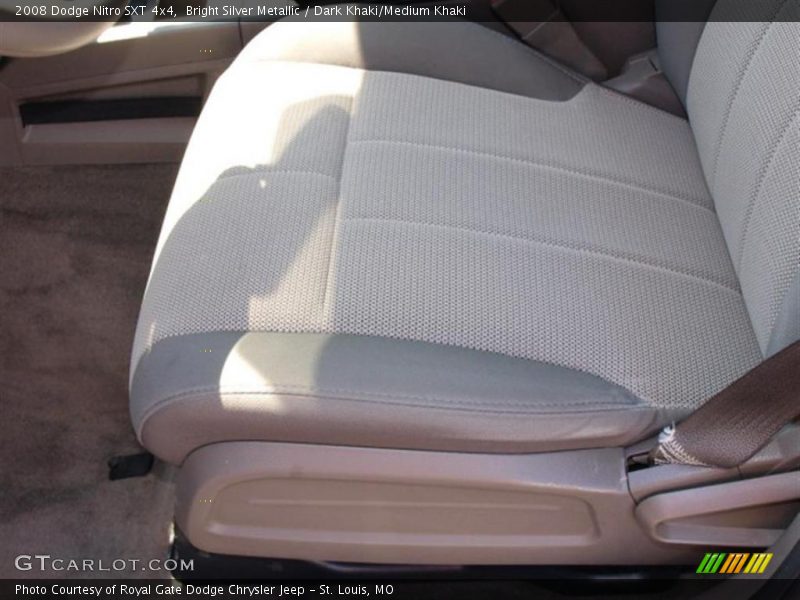 Bright Silver Metallic / Dark Khaki/Medium Khaki 2008 Dodge Nitro SXT 4x4