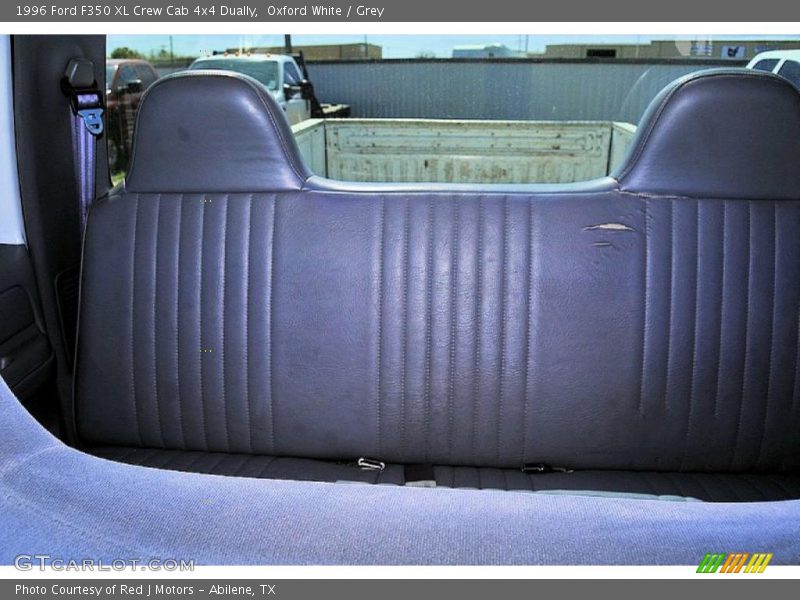 Oxford White / Grey 1996 Ford F350 XL Crew Cab 4x4 Dually