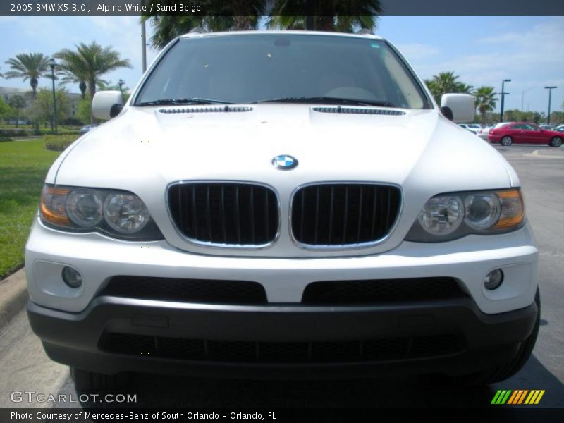 Alpine White / Sand Beige 2005 BMW X5 3.0i