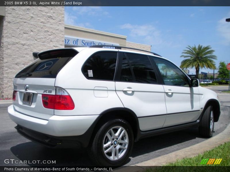 Alpine White / Sand Beige 2005 BMW X5 3.0i