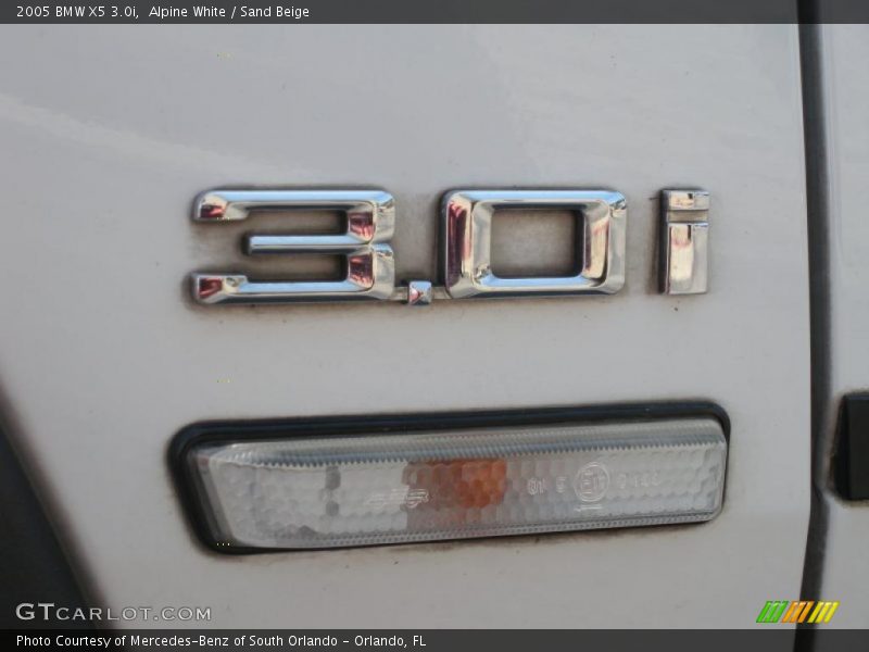 Alpine White / Sand Beige 2005 BMW X5 3.0i