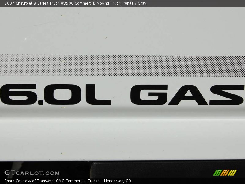 White / Gray 2007 Chevrolet W Series Truck W3500 Commercial Moving Truck