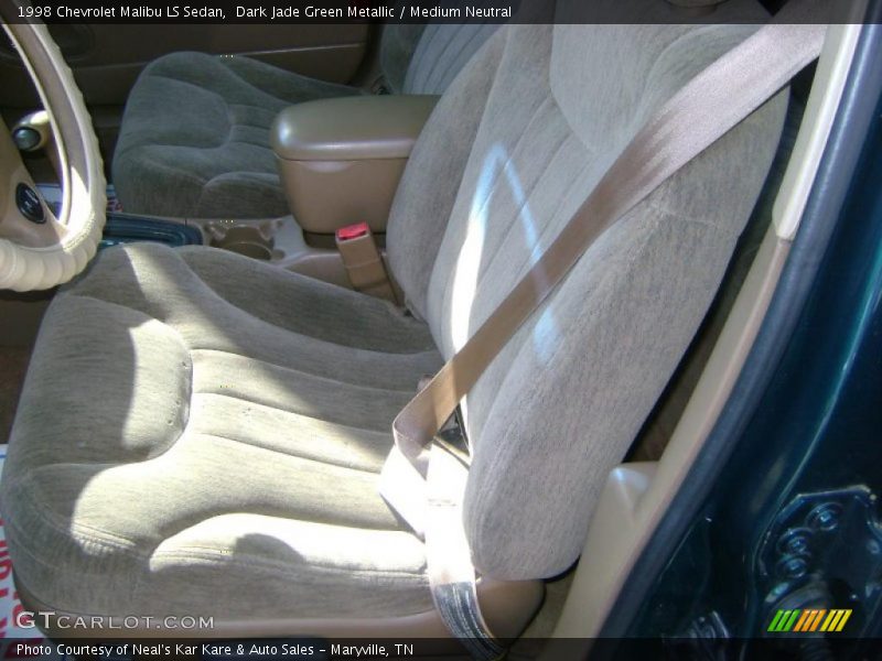 Dark Jade Green Metallic / Medium Neutral 1998 Chevrolet Malibu LS Sedan