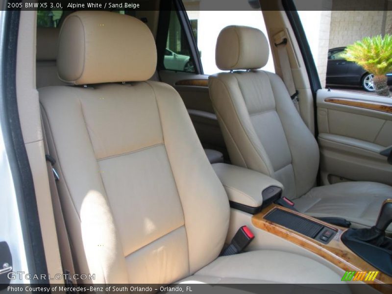 Alpine White / Sand Beige 2005 BMW X5 3.0i