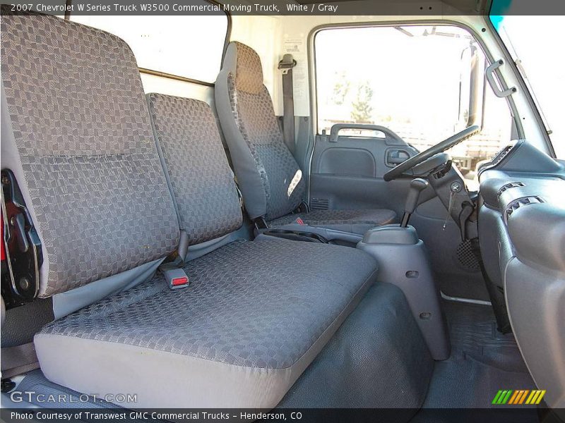 White / Gray 2007 Chevrolet W Series Truck W3500 Commercial Moving Truck