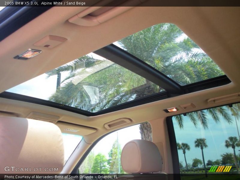 Alpine White / Sand Beige 2005 BMW X5 3.0i
