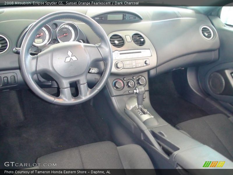 Sunset Orange Pearlescent / Dark Charcoal 2008 Mitsubishi Eclipse Spyder GS