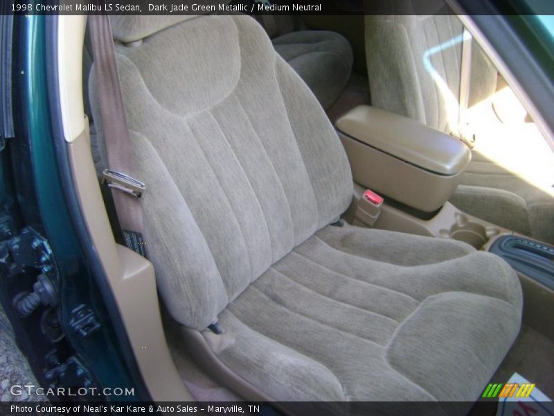 Dark Jade Green Metallic / Medium Neutral 1998 Chevrolet Malibu LS Sedan