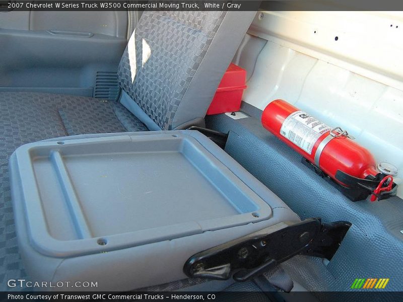 White / Gray 2007 Chevrolet W Series Truck W3500 Commercial Moving Truck