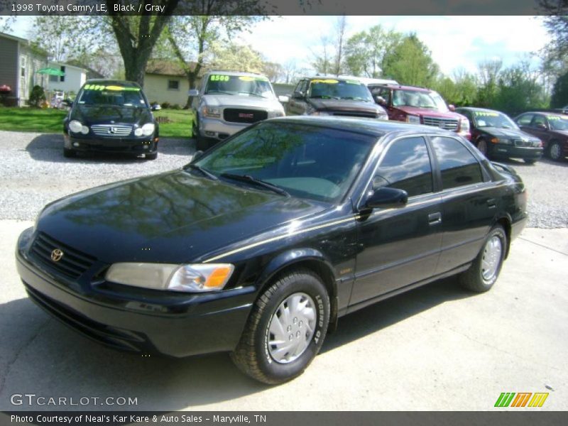 Black / Gray 1998 Toyota Camry LE