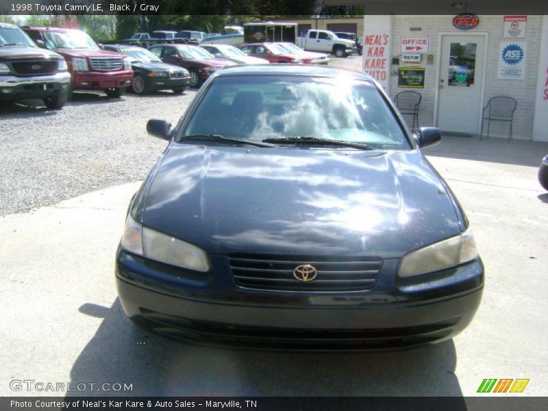 Black / Gray 1998 Toyota Camry LE