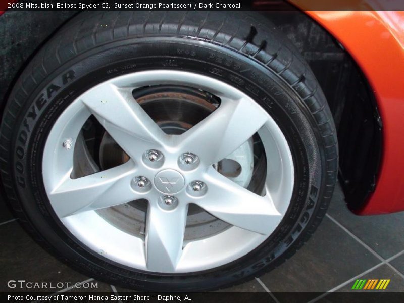 Sunset Orange Pearlescent / Dark Charcoal 2008 Mitsubishi Eclipse Spyder GS