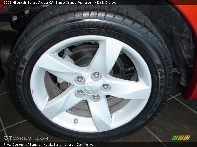 Sunset Orange Pearlescent / Dark Charcoal 2008 Mitsubishi Eclipse Spyder GS