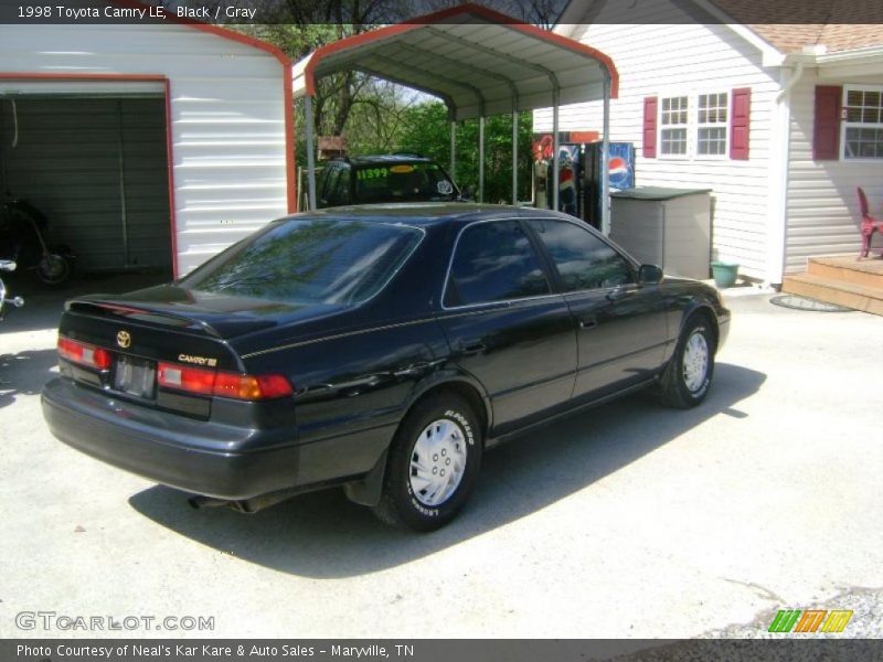 Black / Gray 1998 Toyota Camry LE